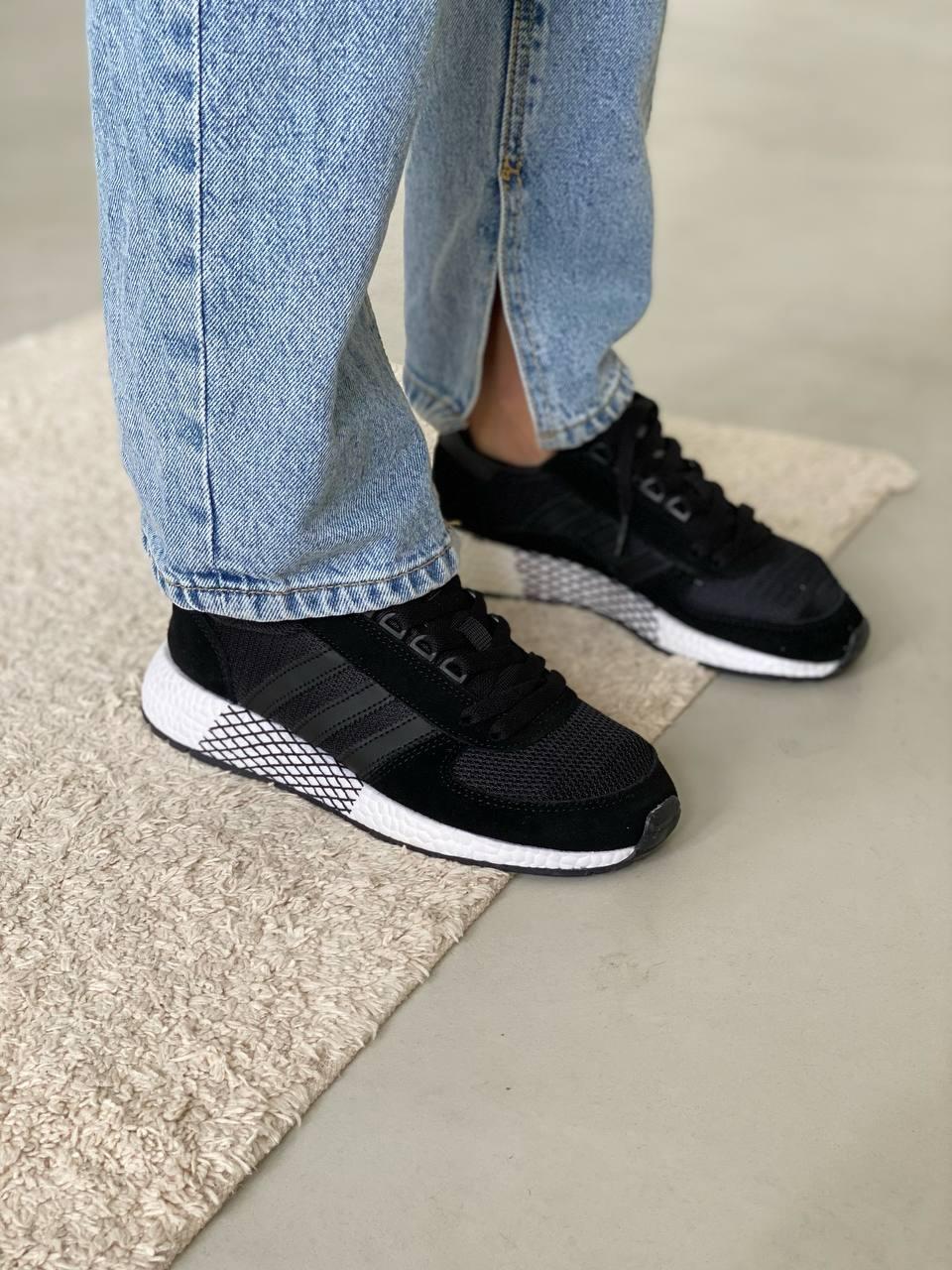 Adidas Marathon Tech Black White