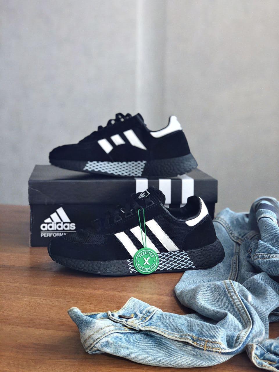 Adidas Marathon Tech Black White 2
