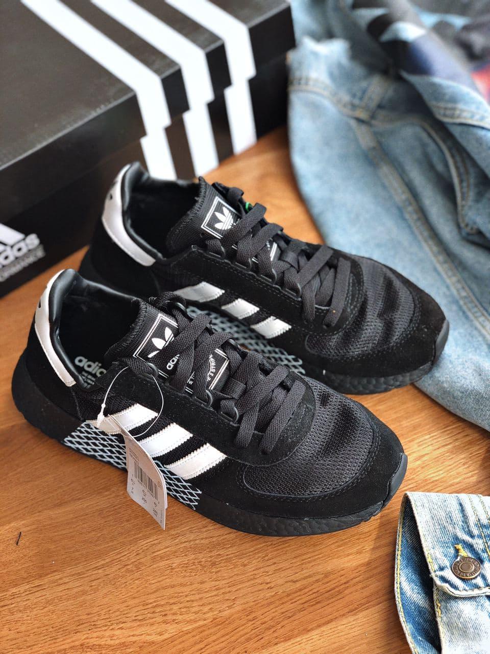 Adidas Marathon Tech Black White 2