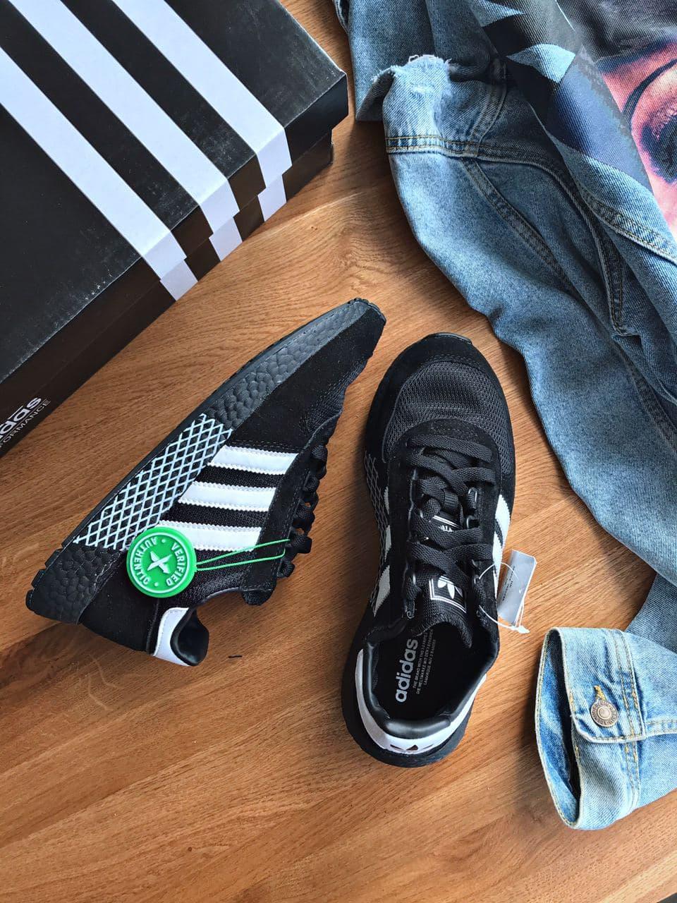 Adidas Marathon Tech Black White 2