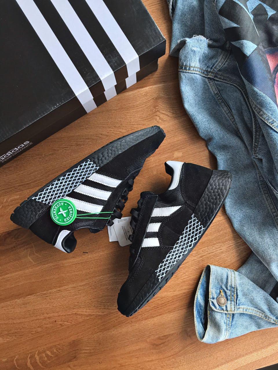 Adidas Marathon Tech Black White 2