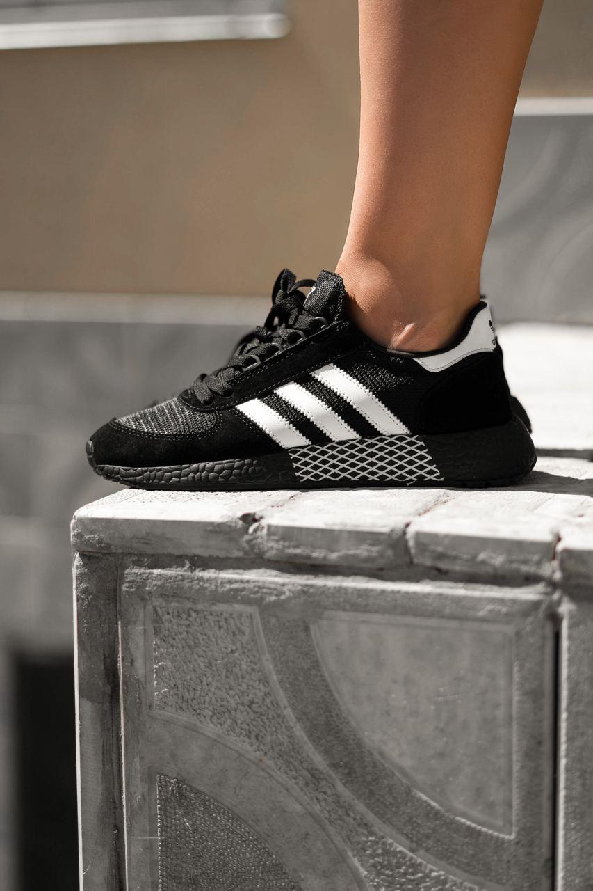 Adidas Marathon Tech Black White 2