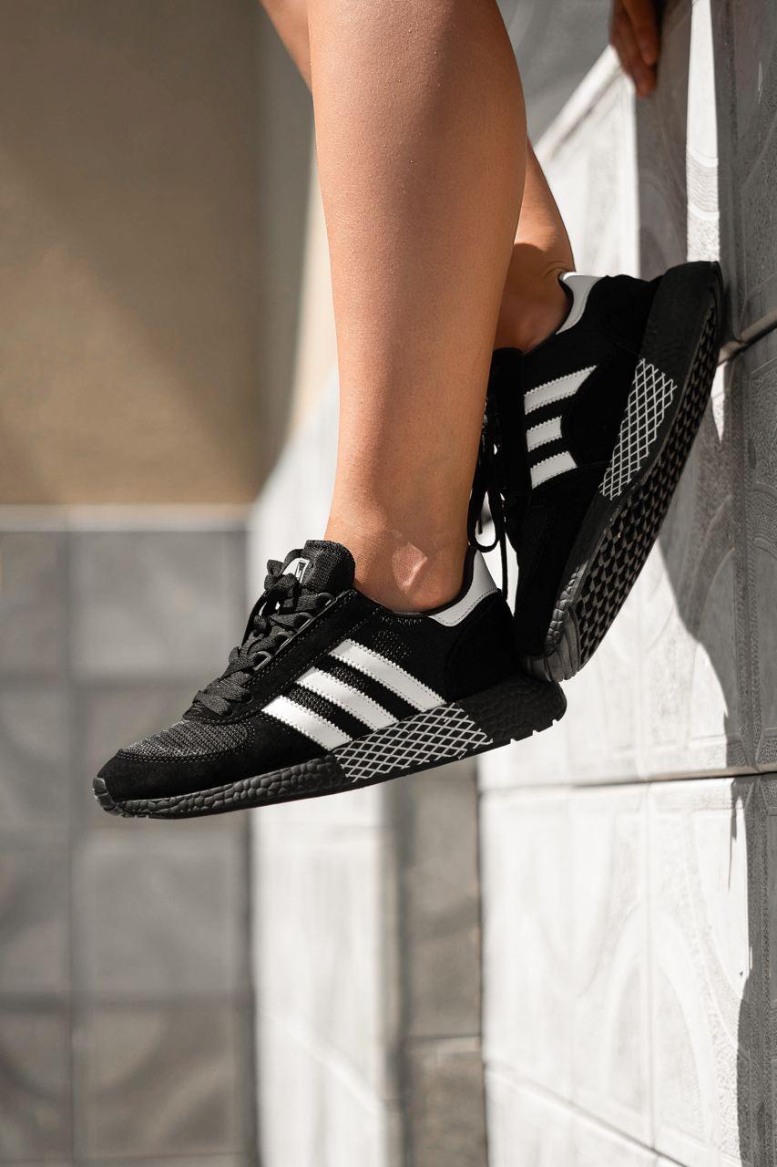 Adidas Marathon Tech Black White 2