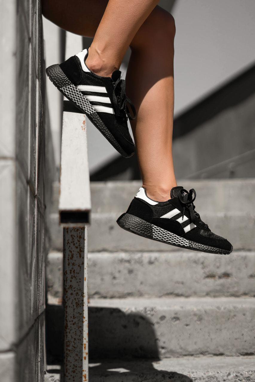 Adidas Marathon Tech Black White 2
