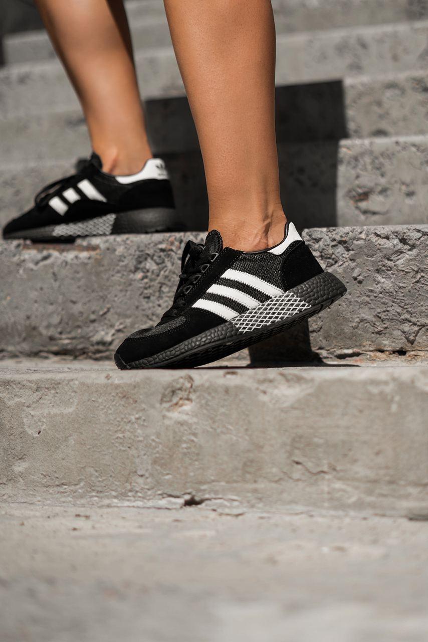 Adidas Marathon Tech Black White 2