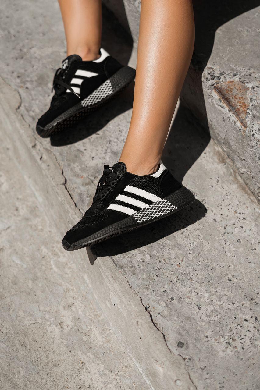 Adidas Marathon Tech Black White 2