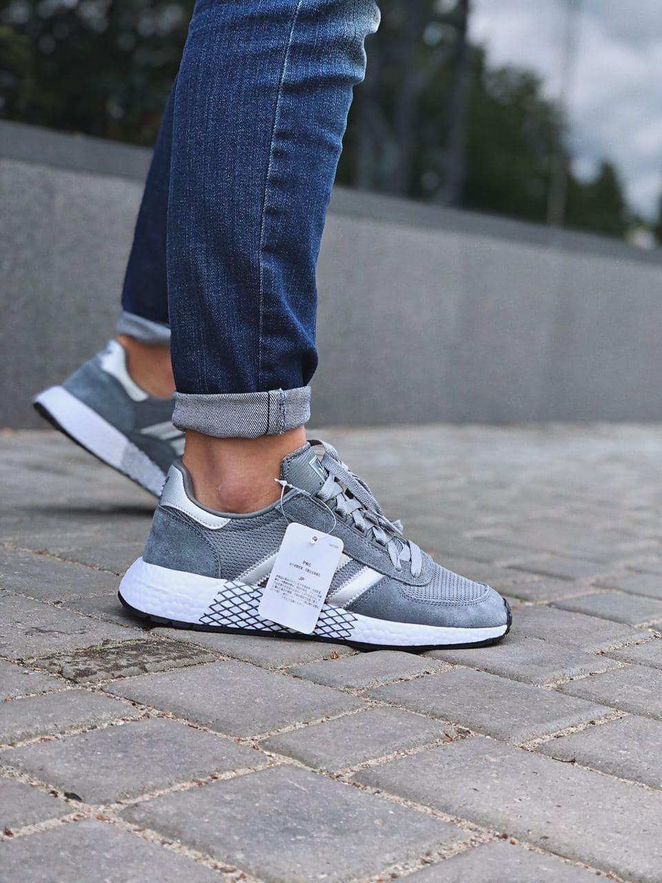 Adidas Marathon Tech Grey White 1