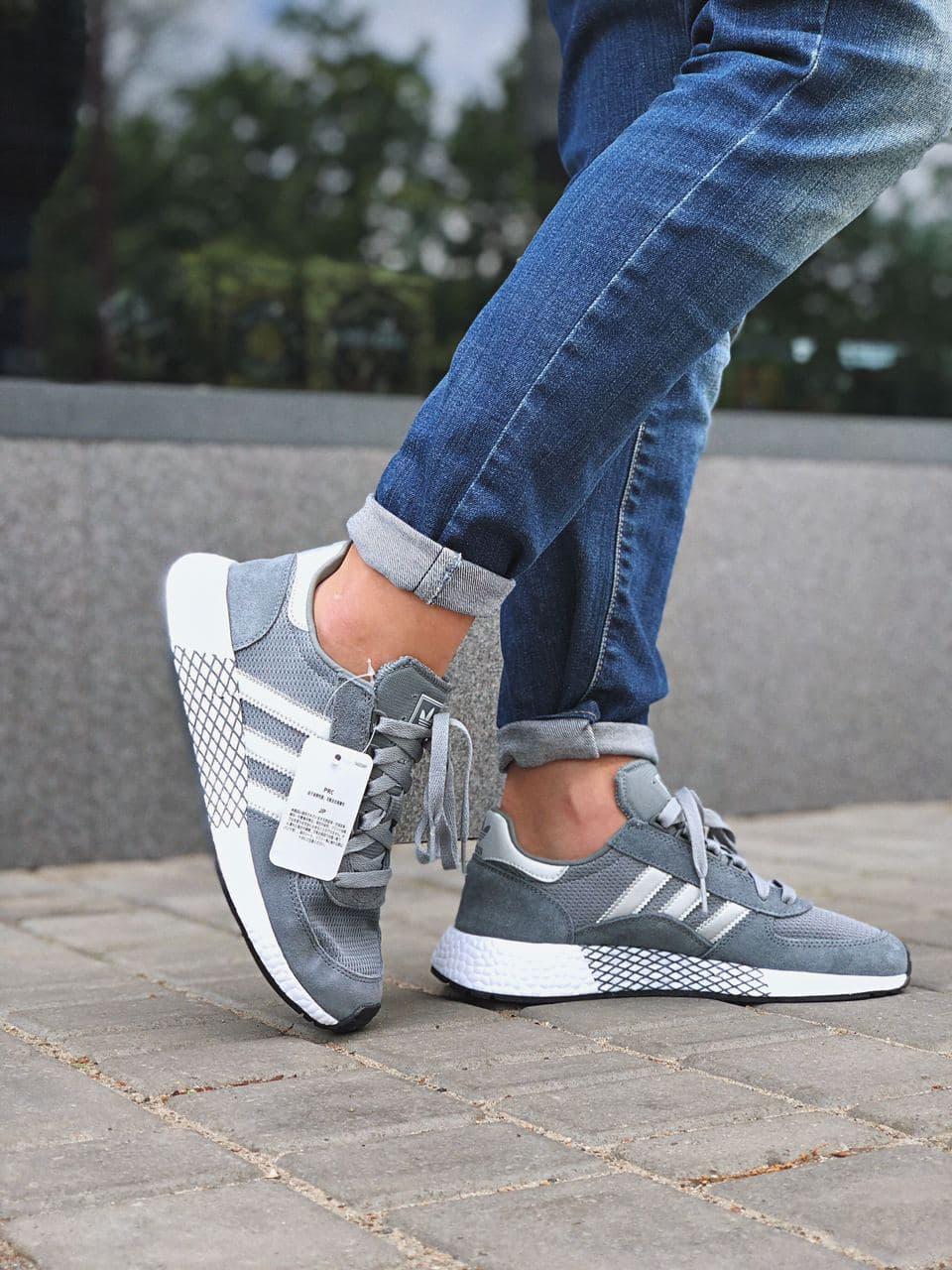 Adidas Marathon Tech Grey White 1