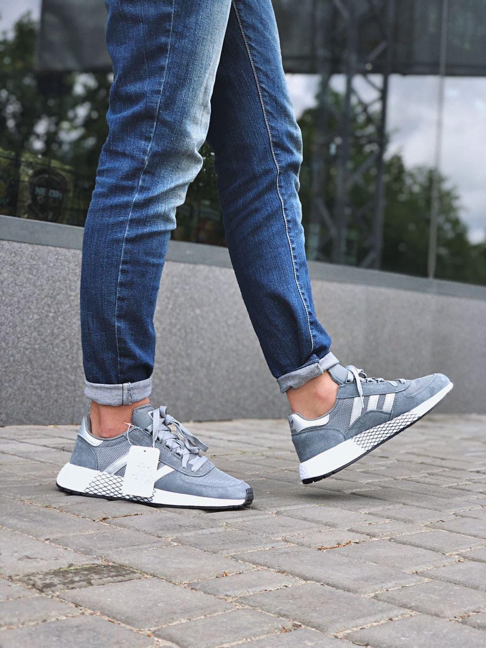 Adidas Marathon Tech Grey White 1