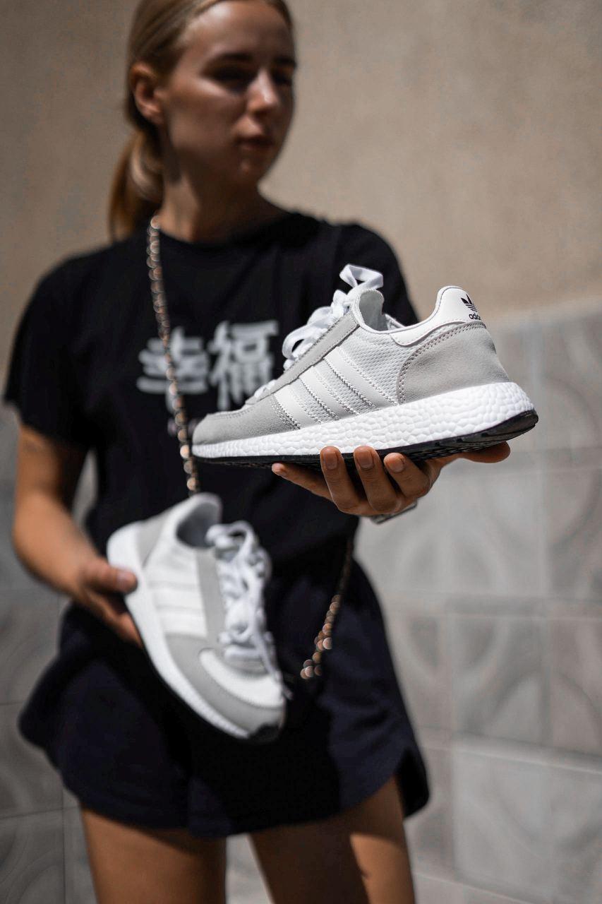 Adidas Marathon Tech Grey White 2