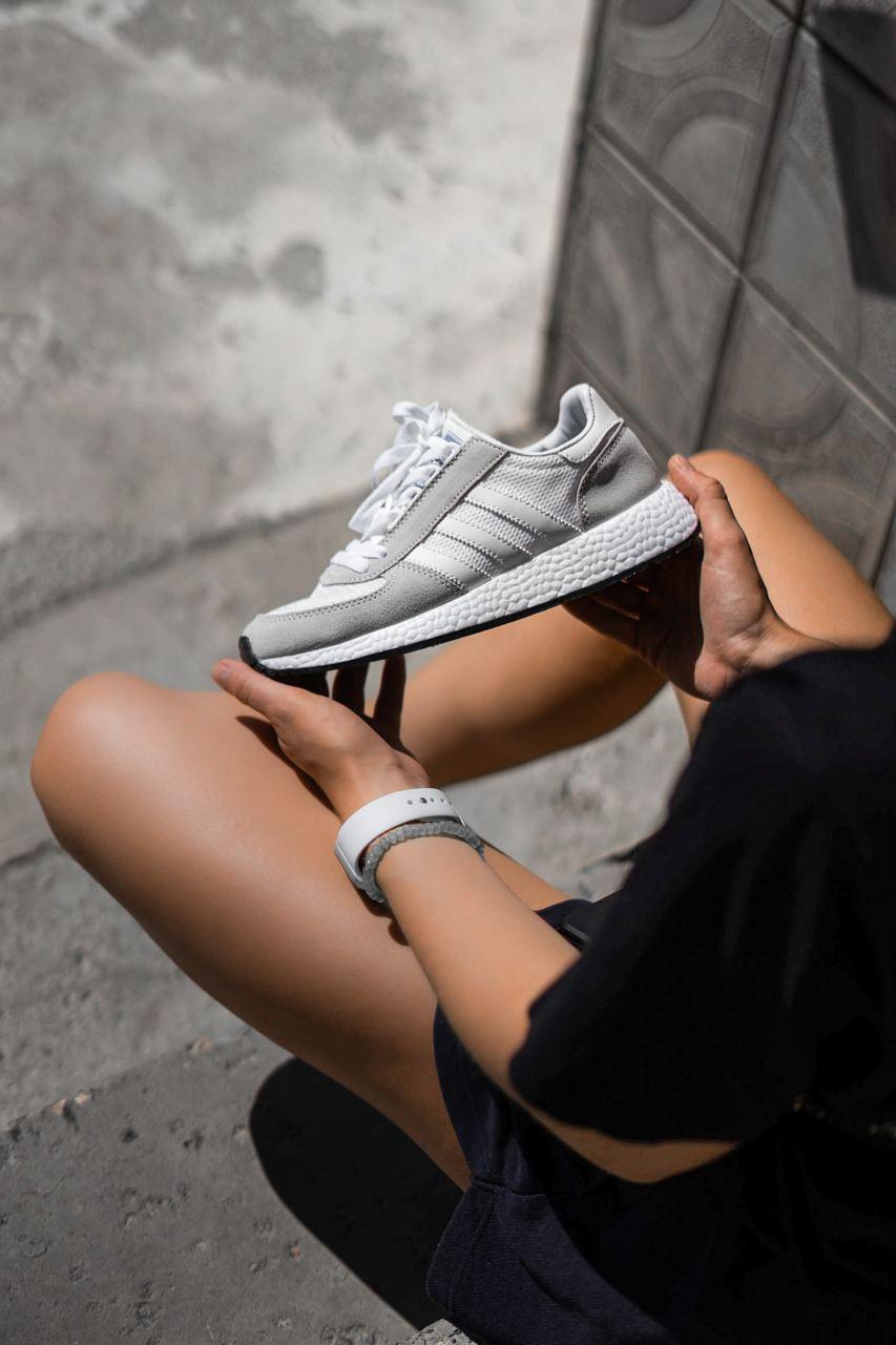 Adidas Marathon Tech Grey White 2