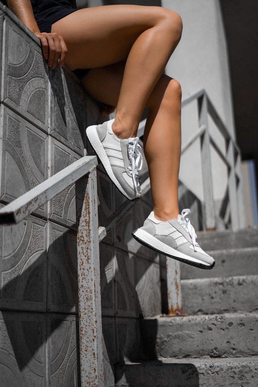 Adidas Marathon Tech Grey White 2