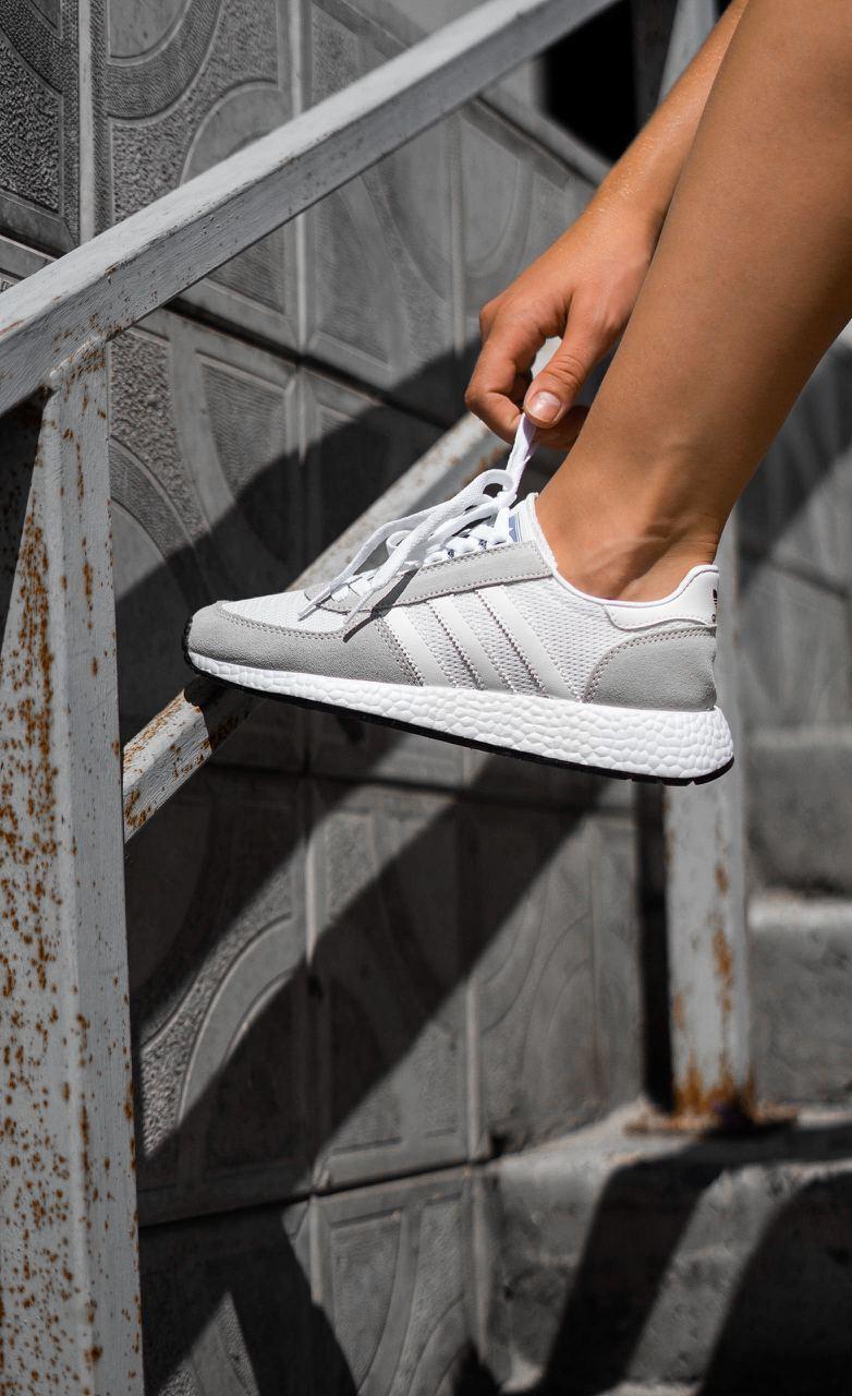 Adidas Marathon Tech Grey White 2