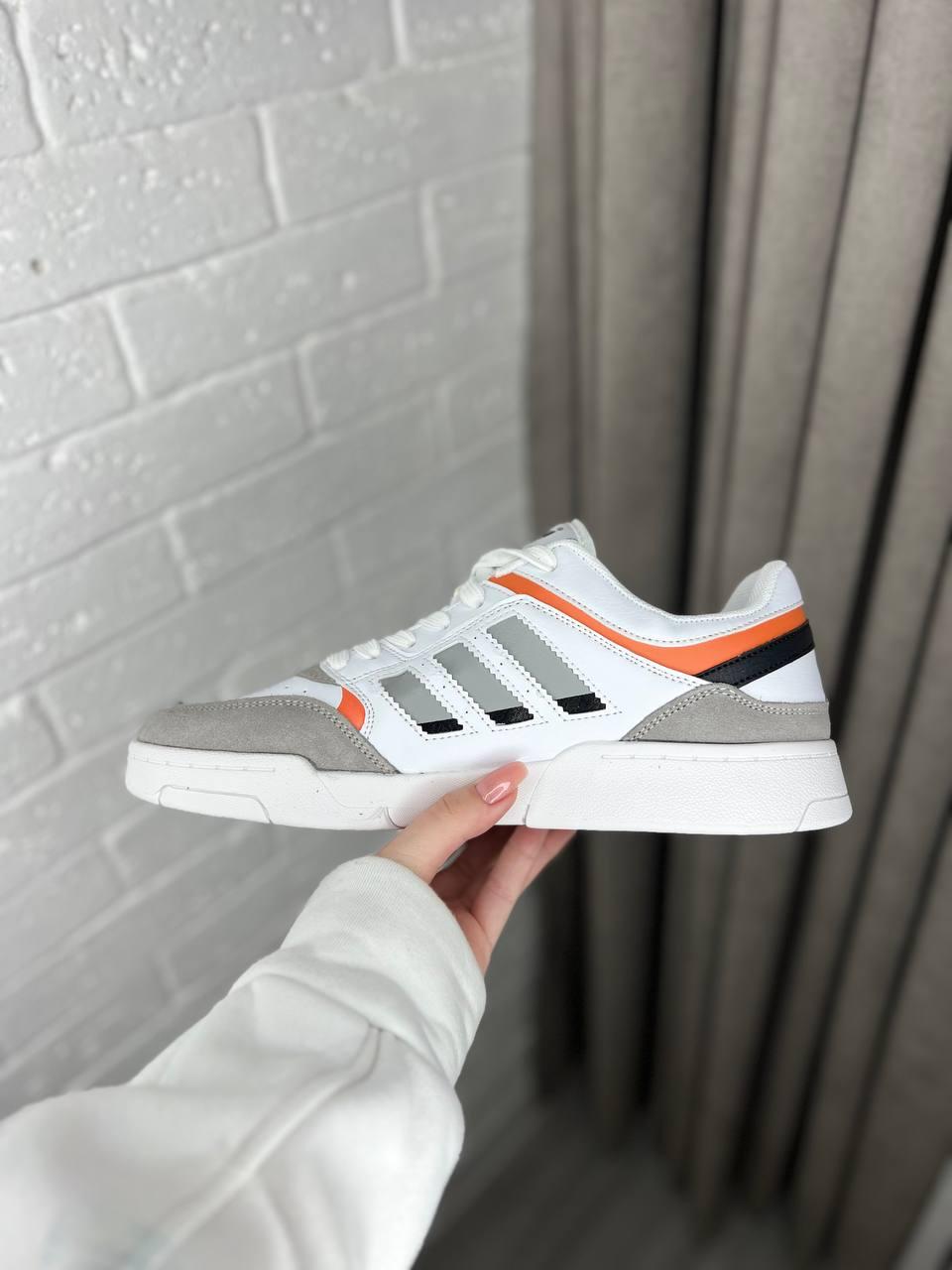 Adidas Drop Step White Grey v2