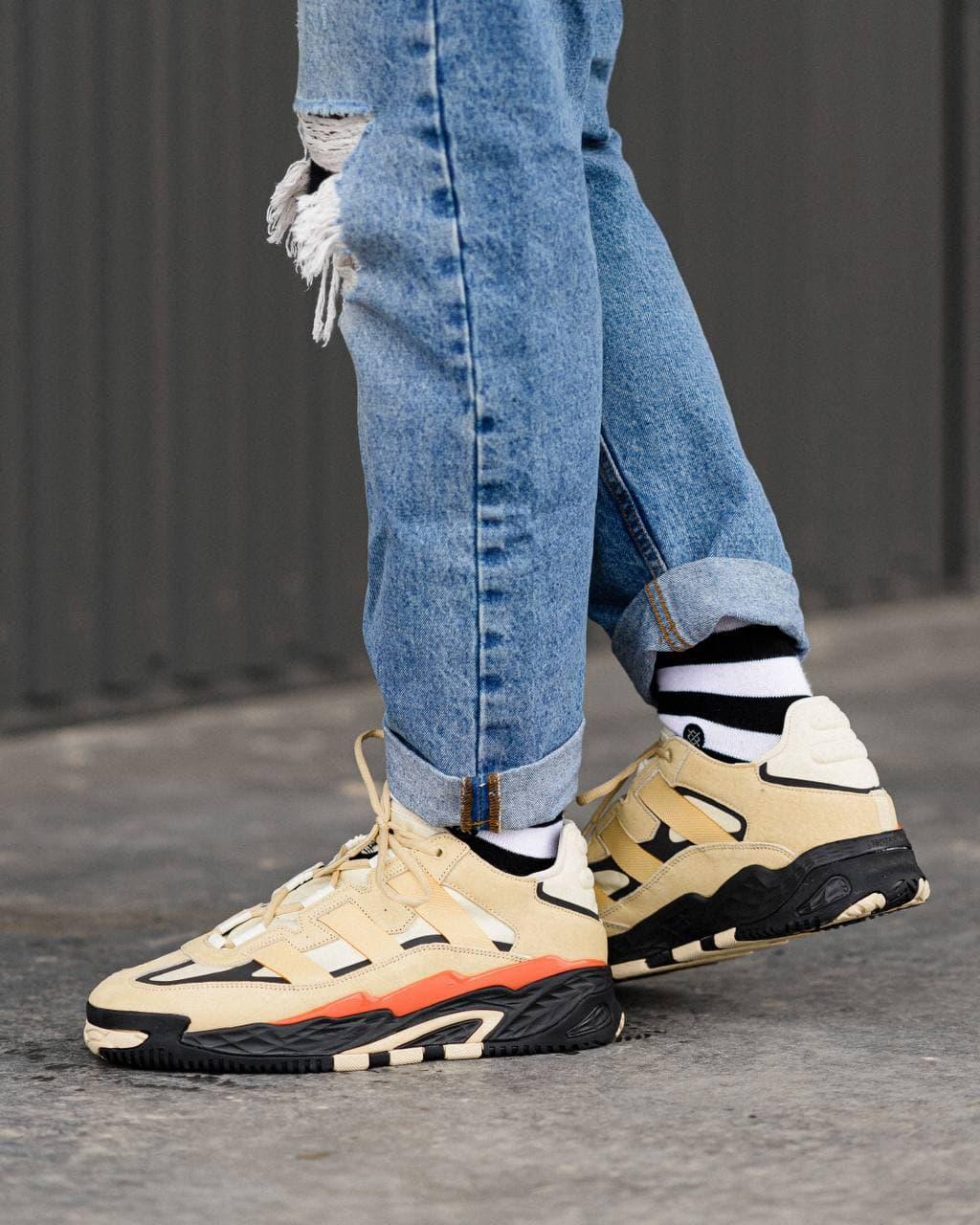 Adidas Niteball Beige Black Orange