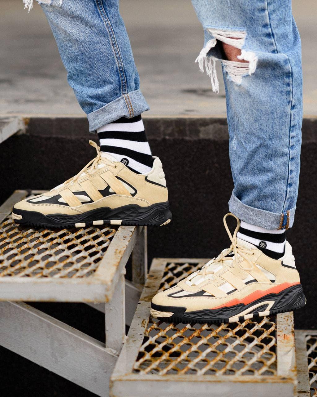 Adidas Niteball Beige Black Orange