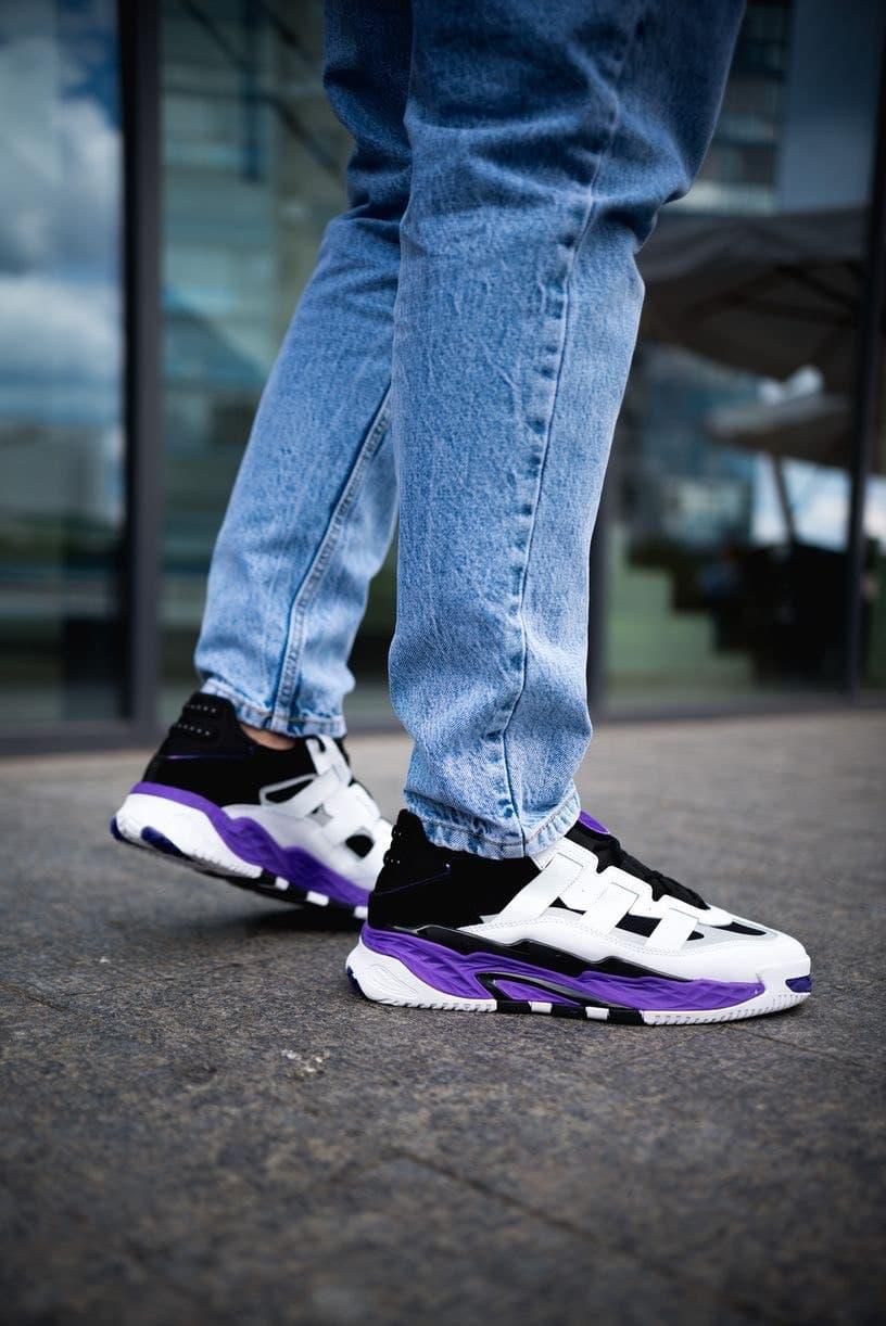 Adidas Niteball White Black Violet