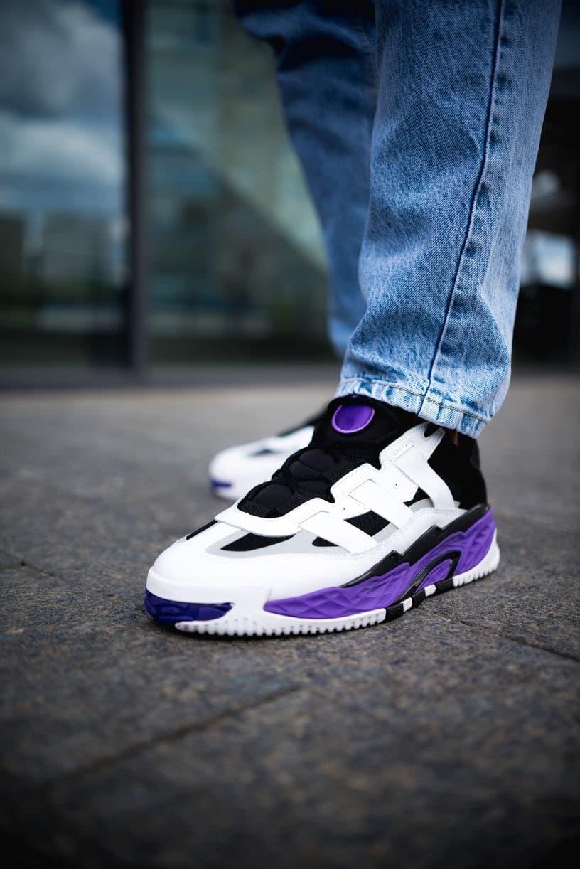 Adidas Niteball White Black Violet