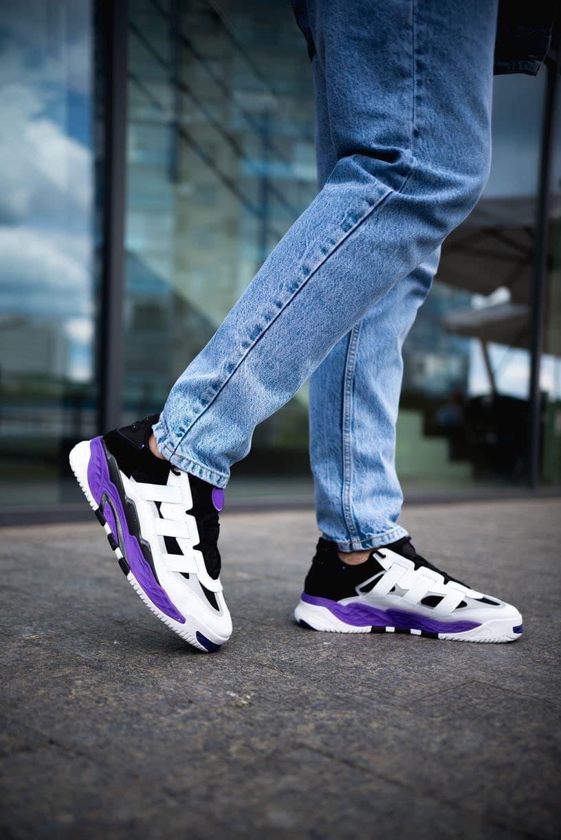 Adidas Niteball White Black Violet