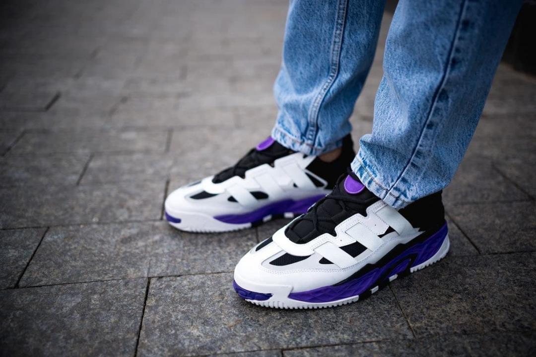 Adidas Niteball White Black Violet