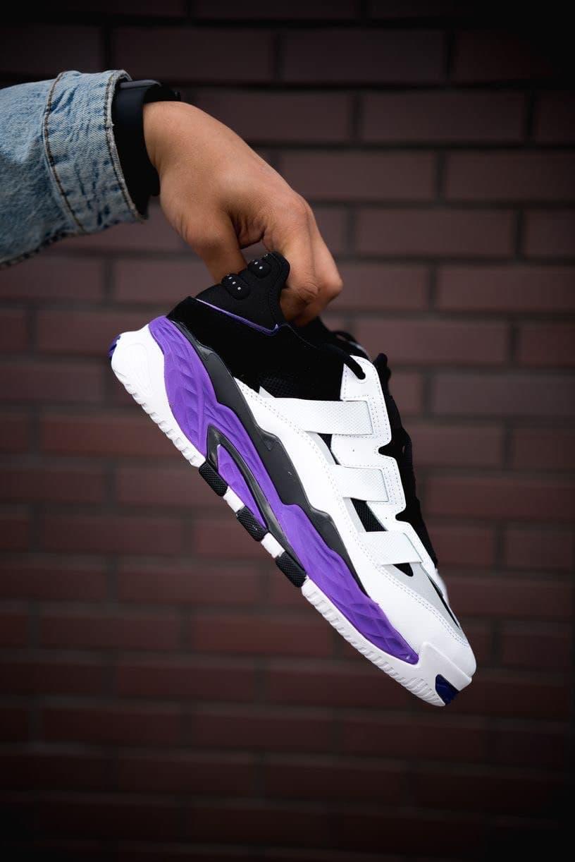 Adidas Niteball White Black Violet