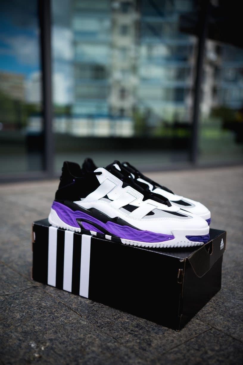 Adidas Niteball White Black Violet