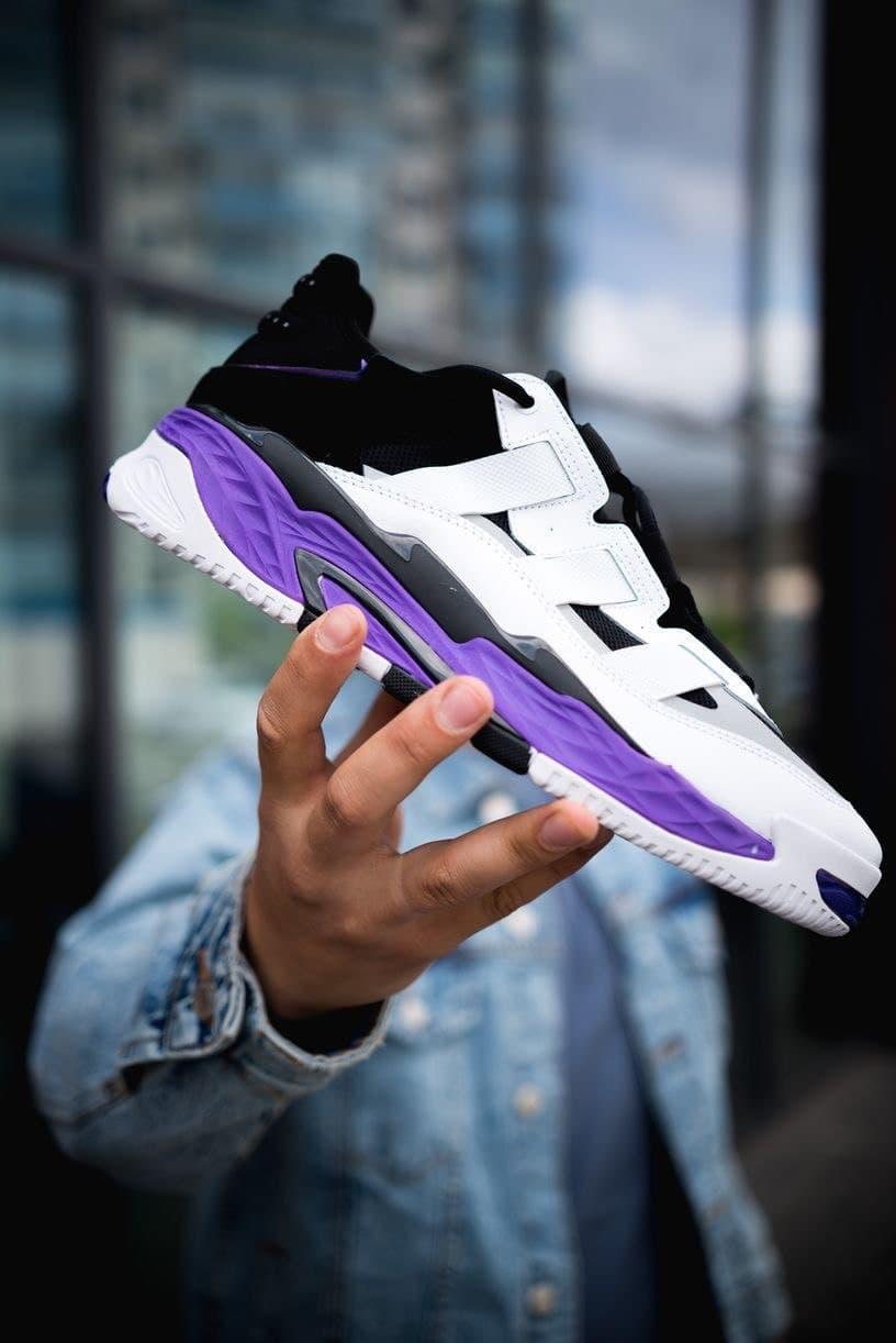 Adidas Niteball White Black Violet