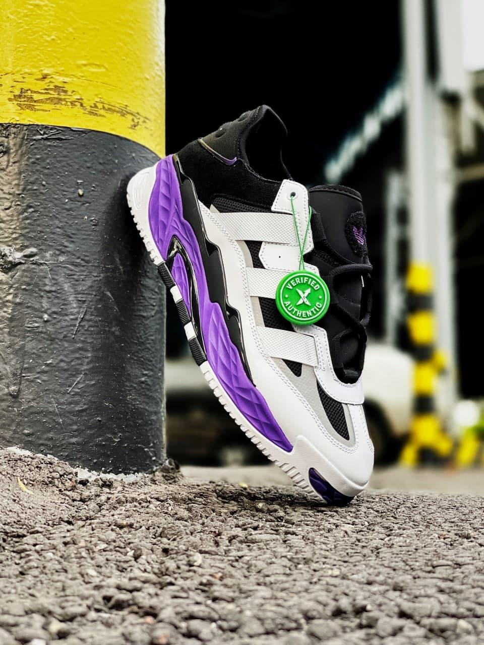 Adidas Niteball White Black Violet