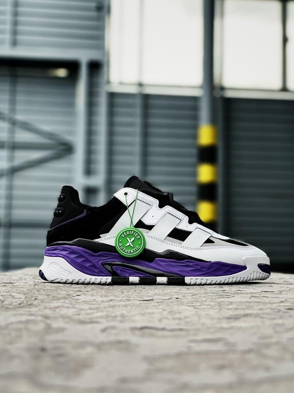 Adidas Niteball White Black Violet