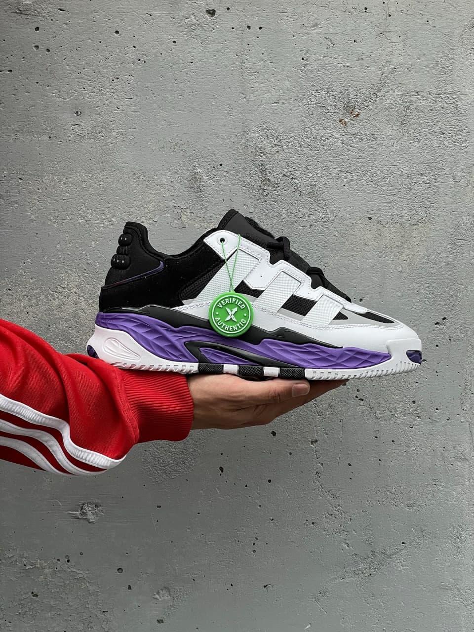 Adidas Niteball White Black Violet