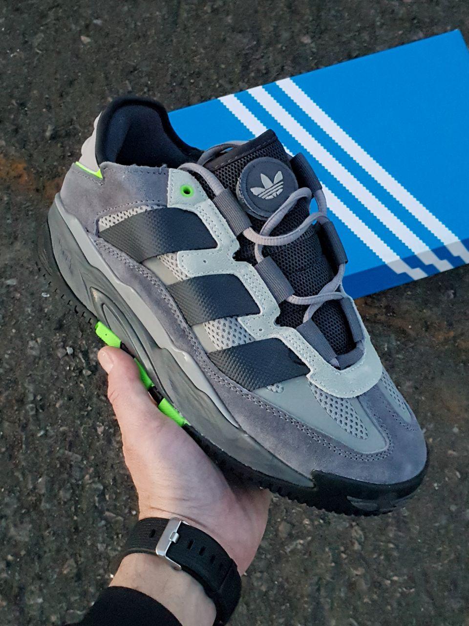 Adidas Niteball Gray Black Lime