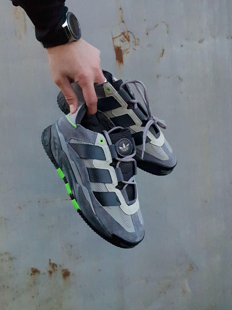 Adidas Niteball Gray Black Lime