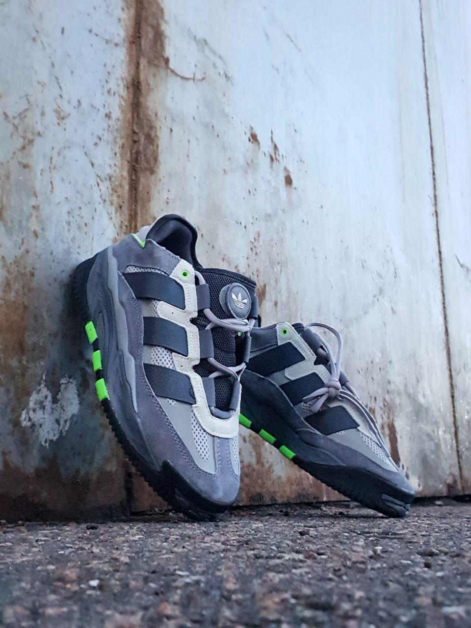 Adidas Niteball Gray Black Lime