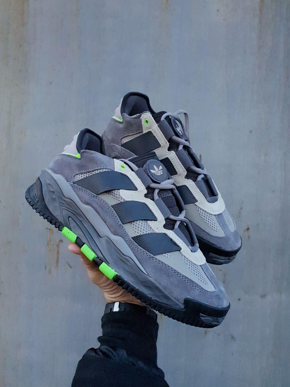 Adidas Niteball Gray Black Lime