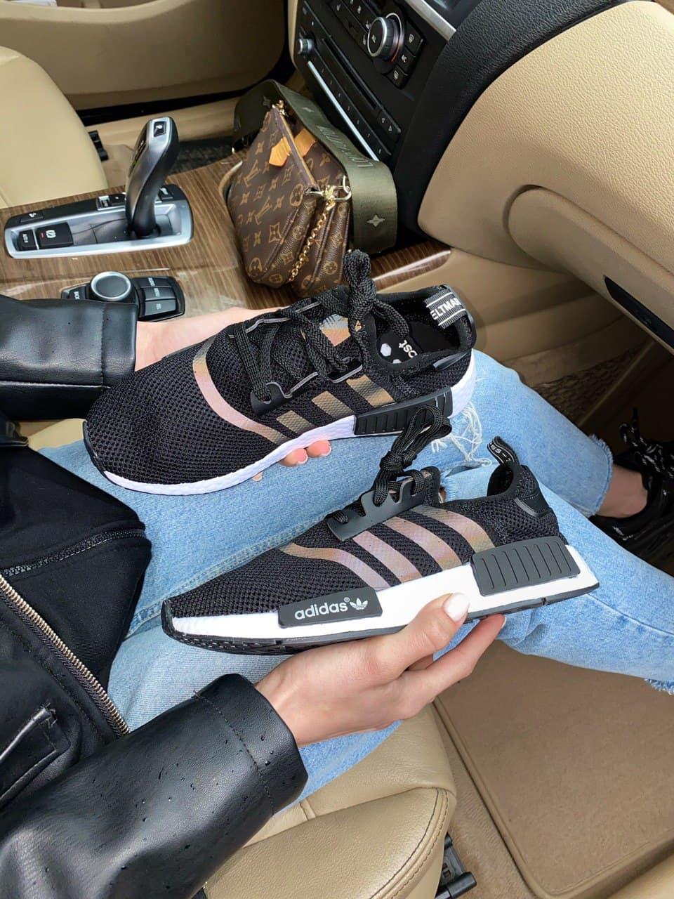 Adidas NMD Black White Reflective