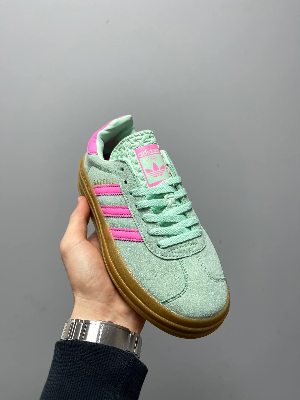 Adidas Gazelle Bold Pulse Mint Pink