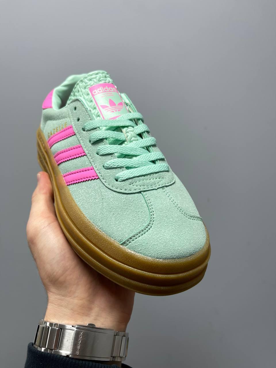Adidas Gazelle Bold Pulse Mint Pink