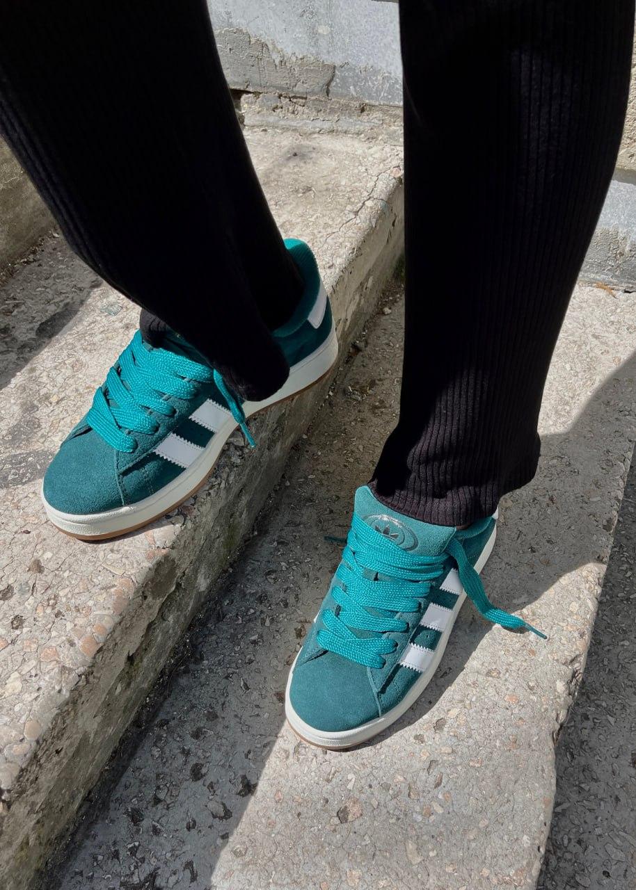 Adidas Campus Dark Green White