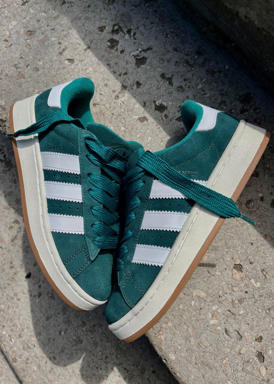 Adidas Campus Dark Green White