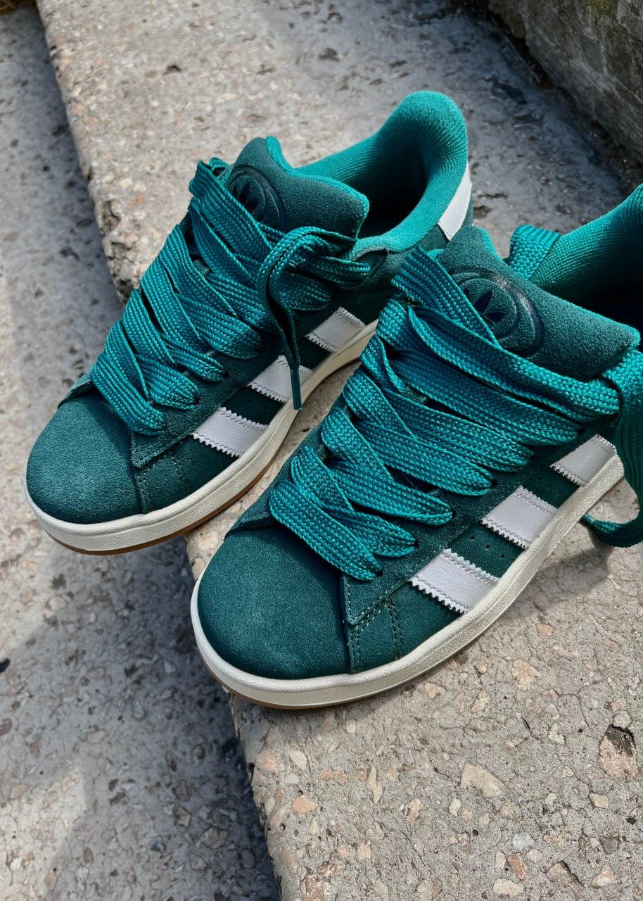 Adidas Campus Dark Green White