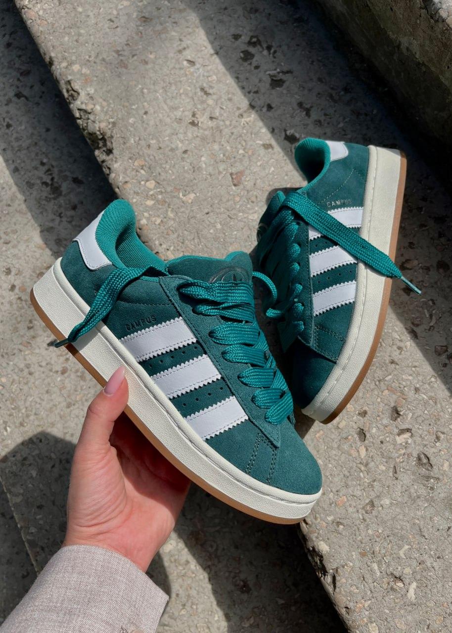 Adidas Campus Dark Green White