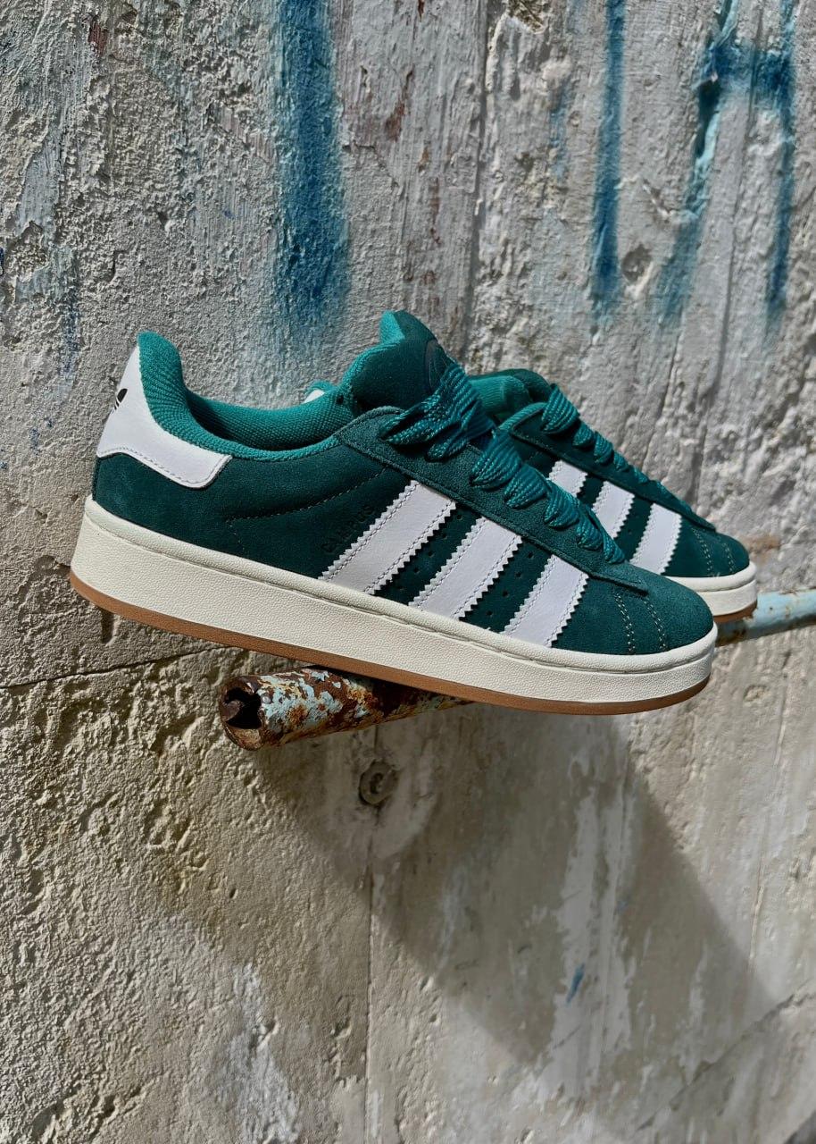 Adidas Campus Dark Green White