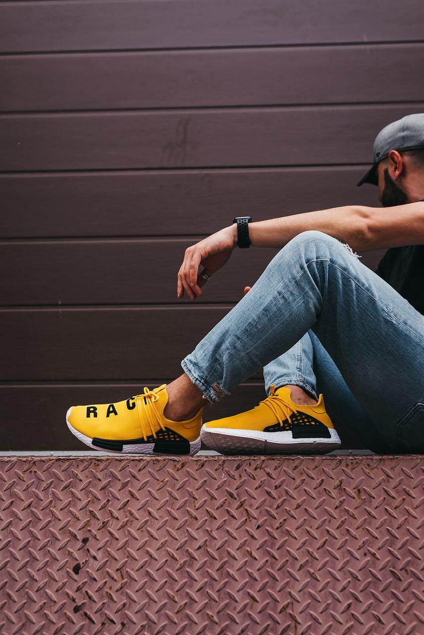 Adidas NMD Human Race Yellow White