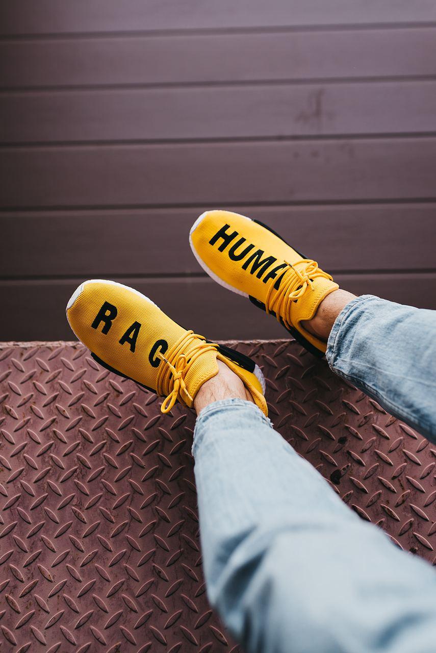 Adidas NMD Human Race Yellow White