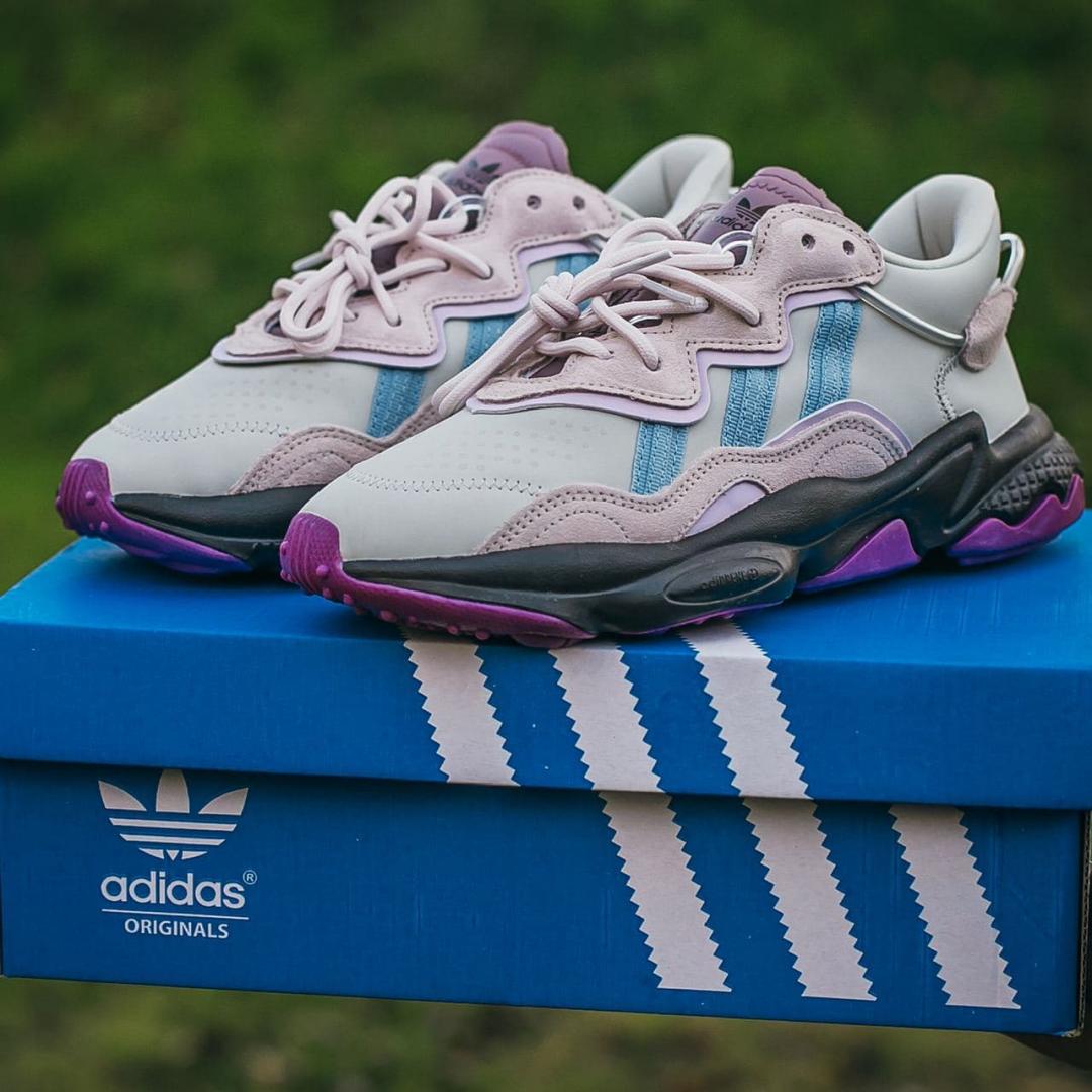 Adidas Ozweego Adiprene White Black Violet