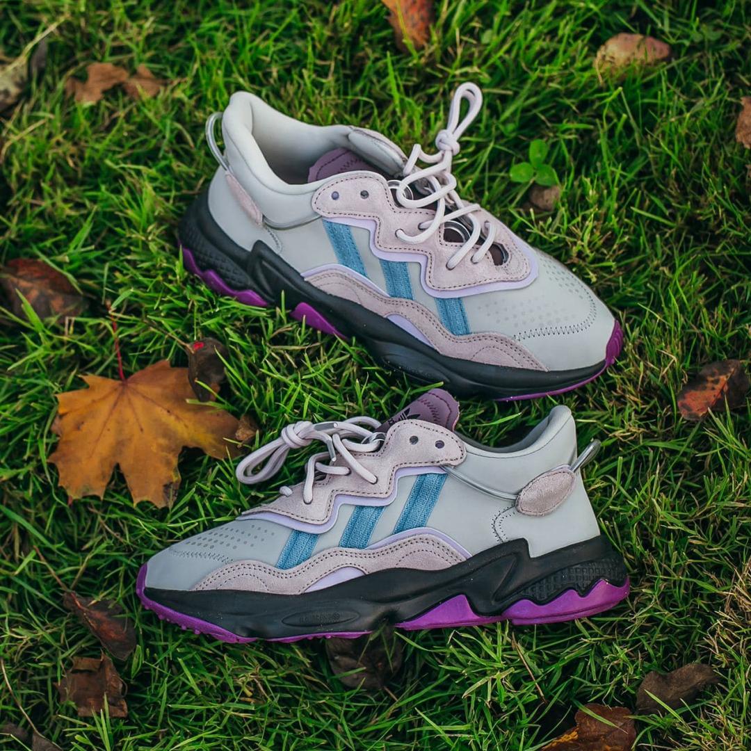 Adidas Ozweego Adiprene White Black Violet