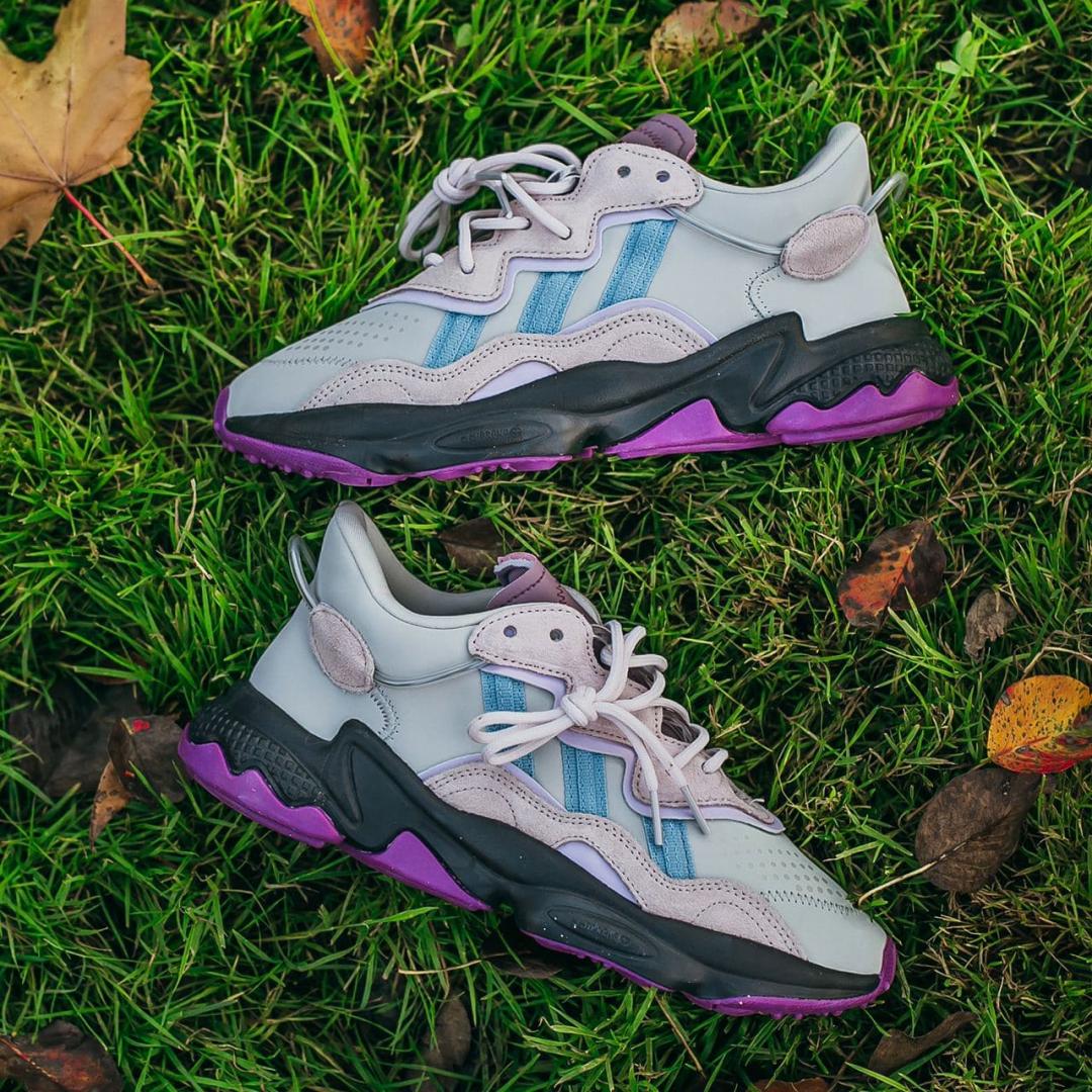 Adidas Ozweego Adiprene White Black Violet