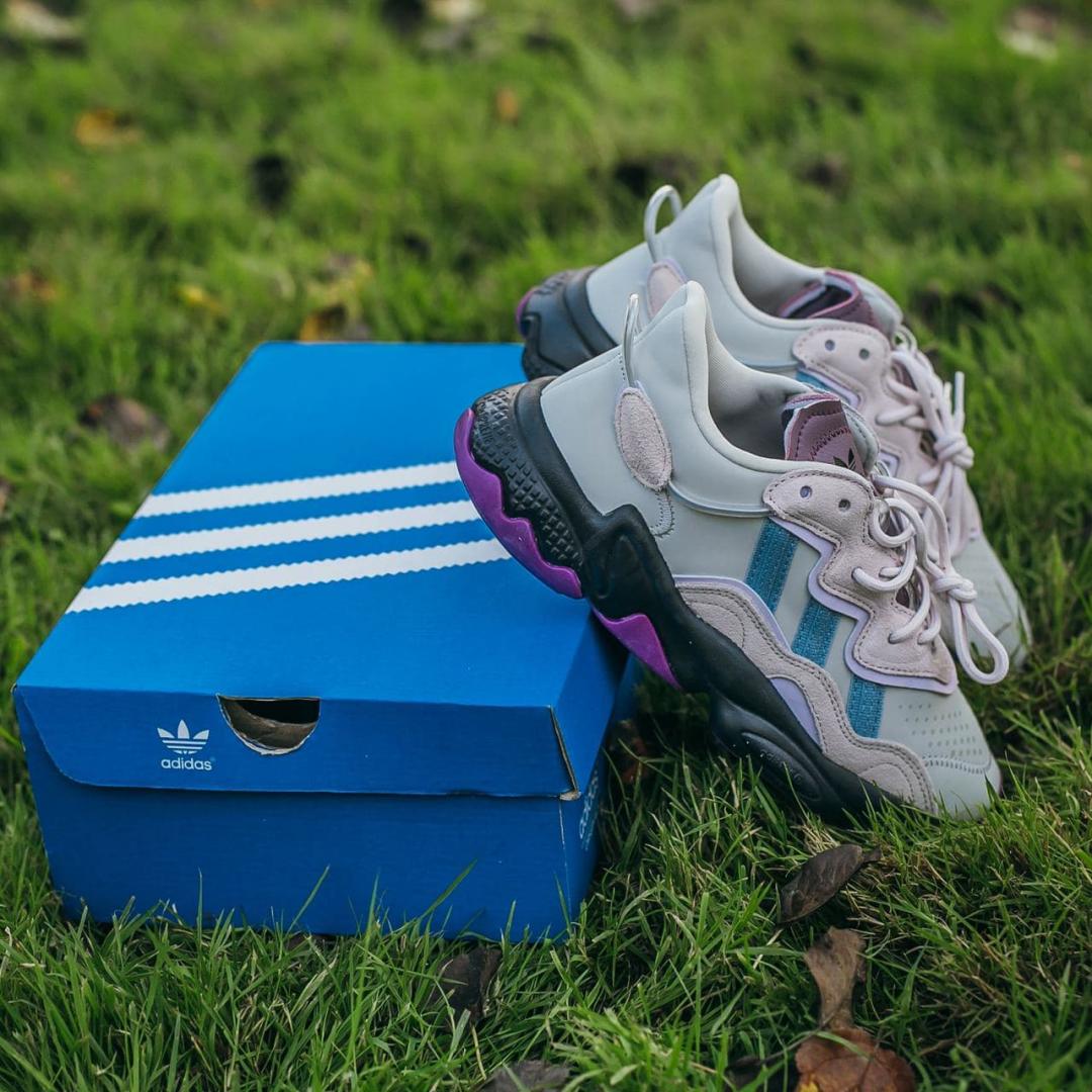 Adidas Ozweego Adiprene White Black Violet