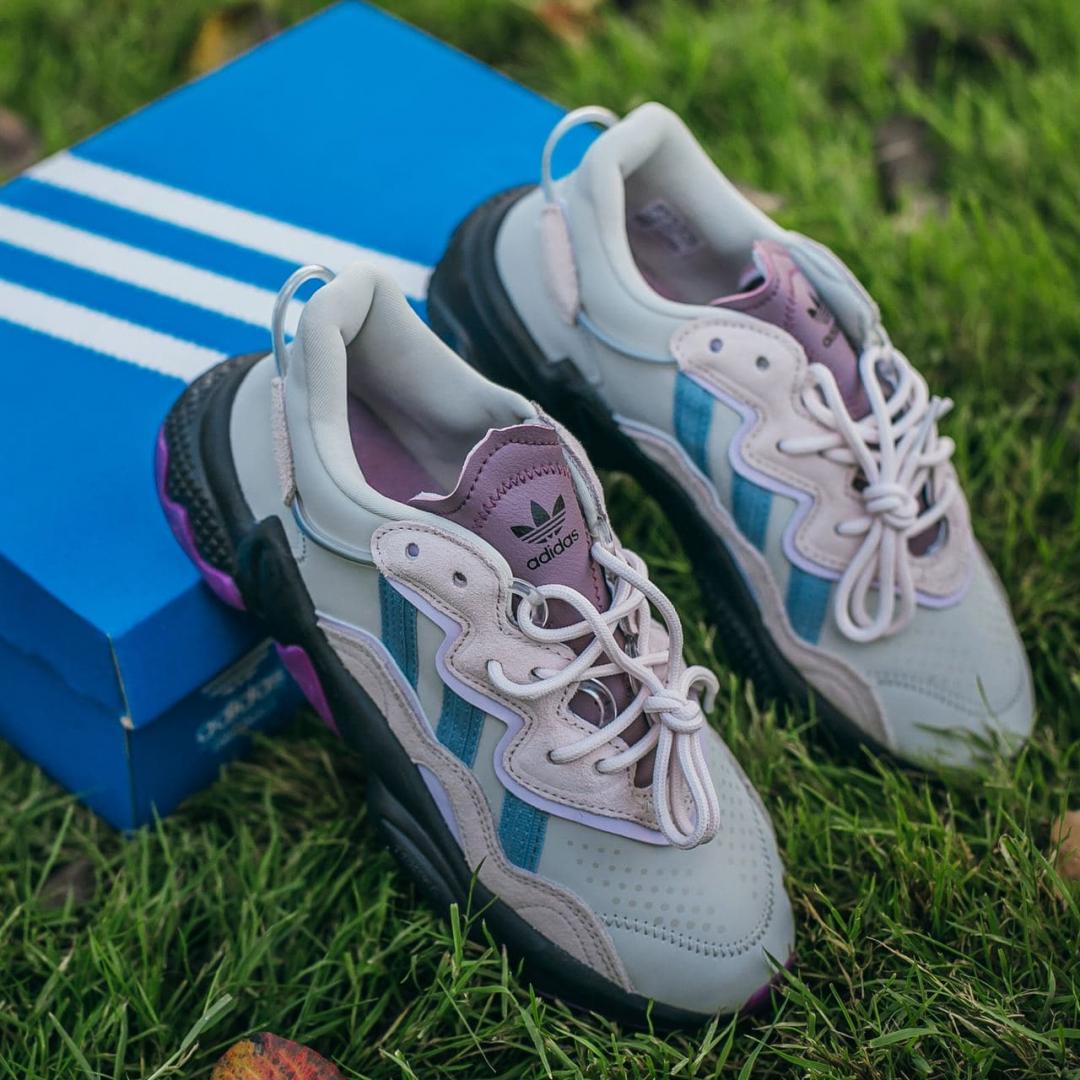 Adidas Ozweego Adiprene White Black Violet