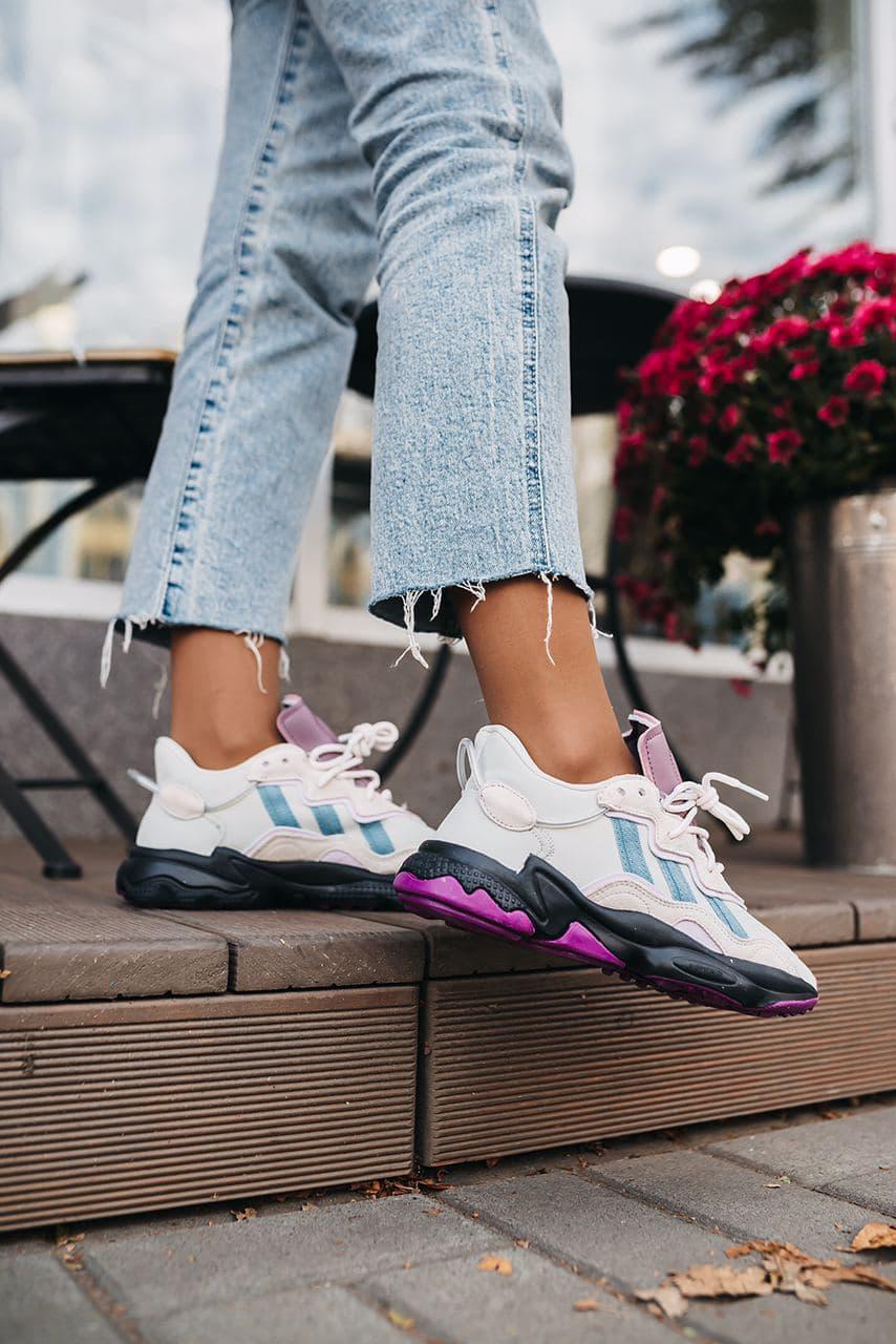 Adidas Ozweego Adiprene White Black Violet